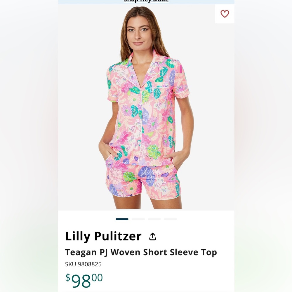 Lilly Pulitzer Silk Pajamas